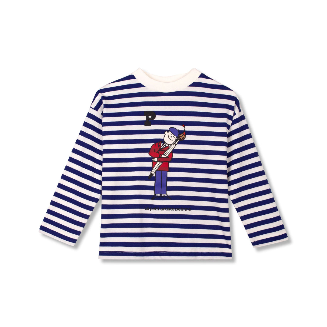 Ultramarine Stripe Artists Tee
