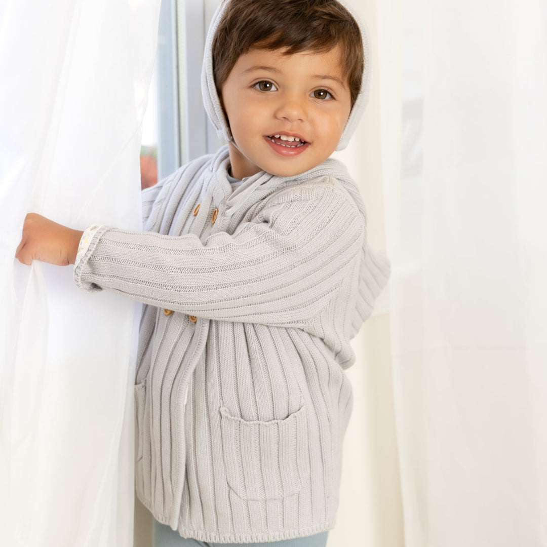 Sugar Boys Whimsical Bloom Knit Jacket