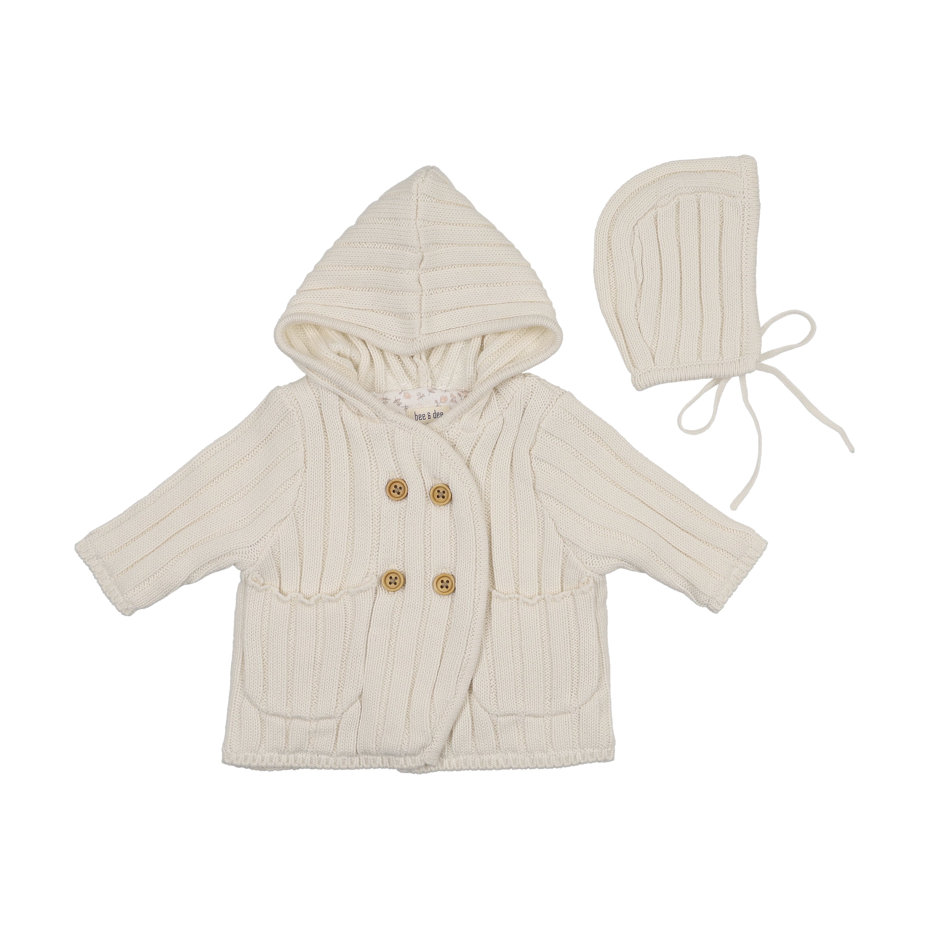 Sugar Girls Whimsical Bloom Knit Jacket