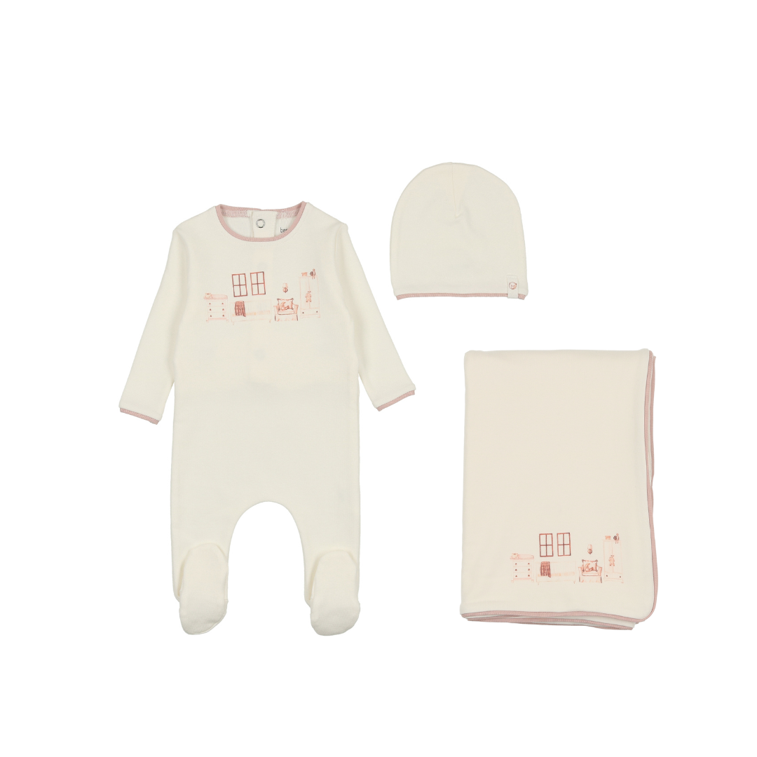 Ivory Little Nursery Girls Layette Set