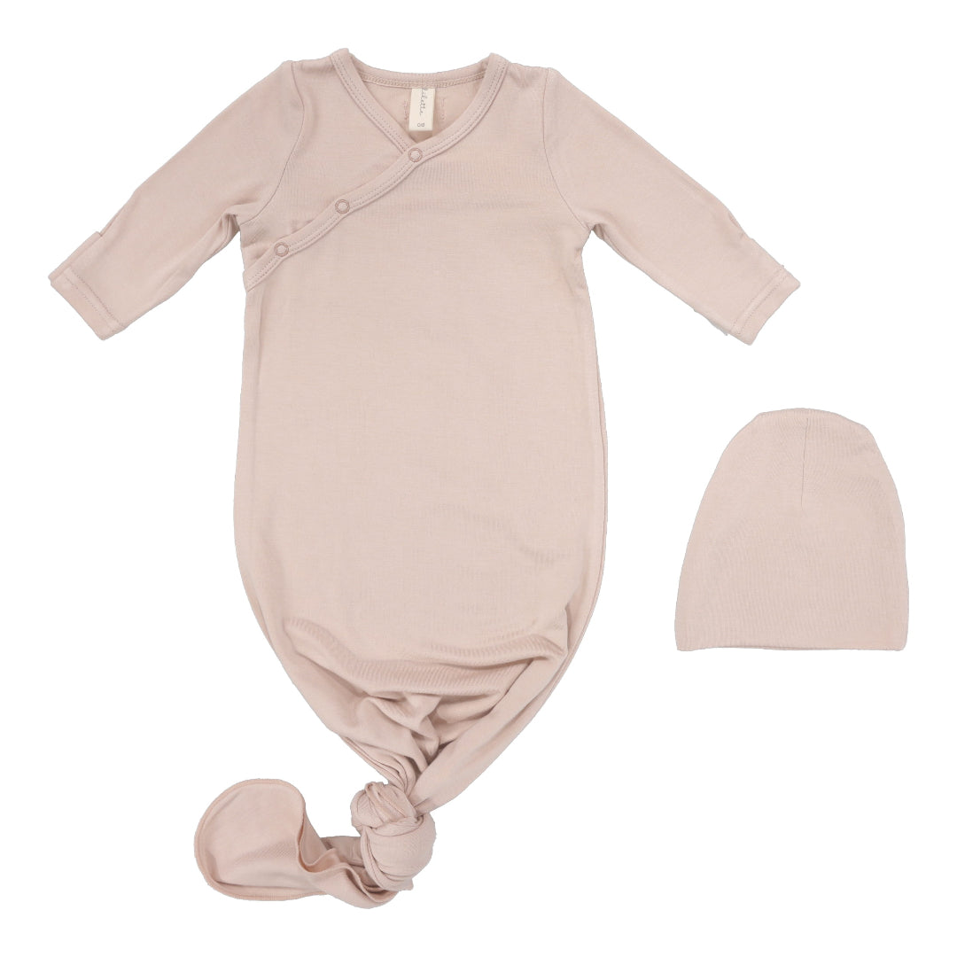 Pale Pink Baby Gown Set