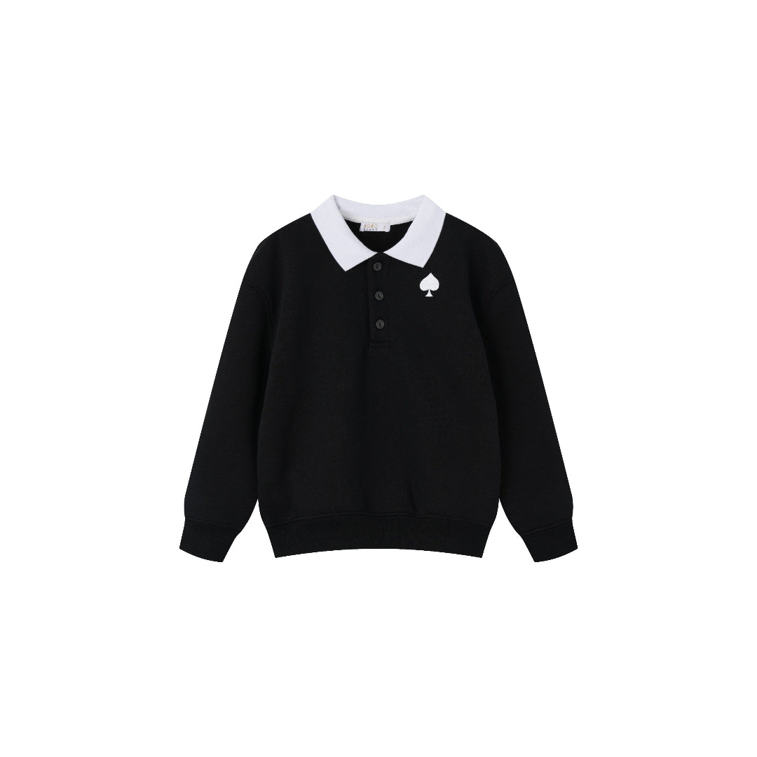 Black Polo Sweatshirt