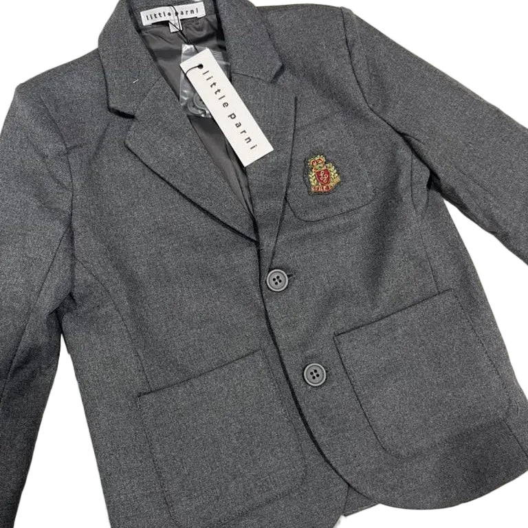 Grey Woven Blazer