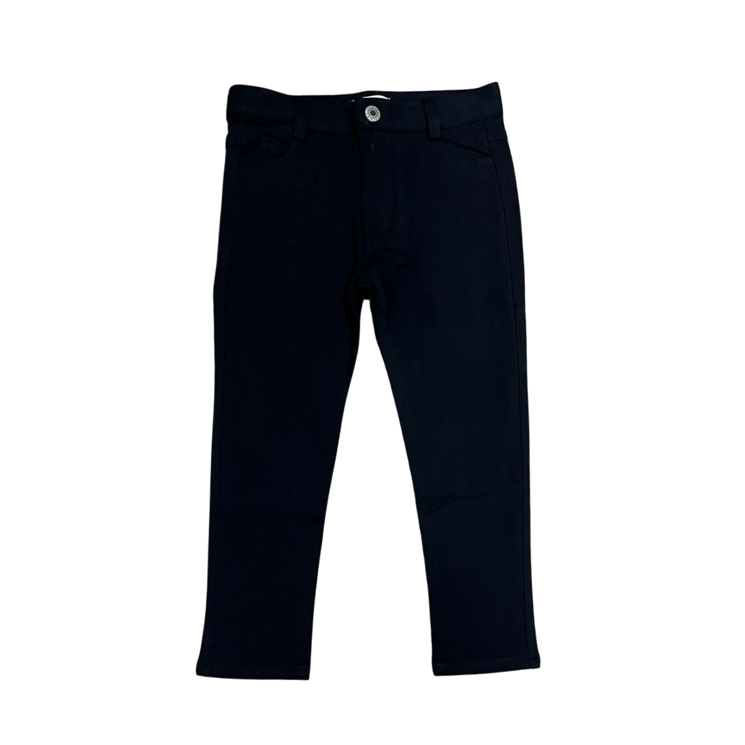 Black Slim Knit Pant- Crew