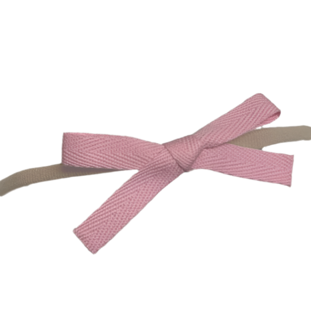 Pink Mini Ella Bow Baby Band