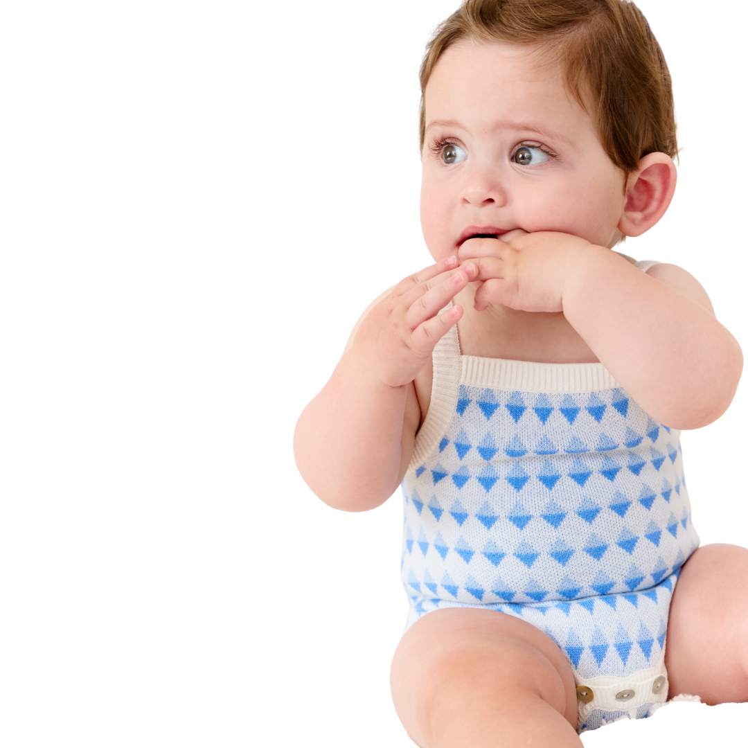 Blue Cooper Knit Bubble