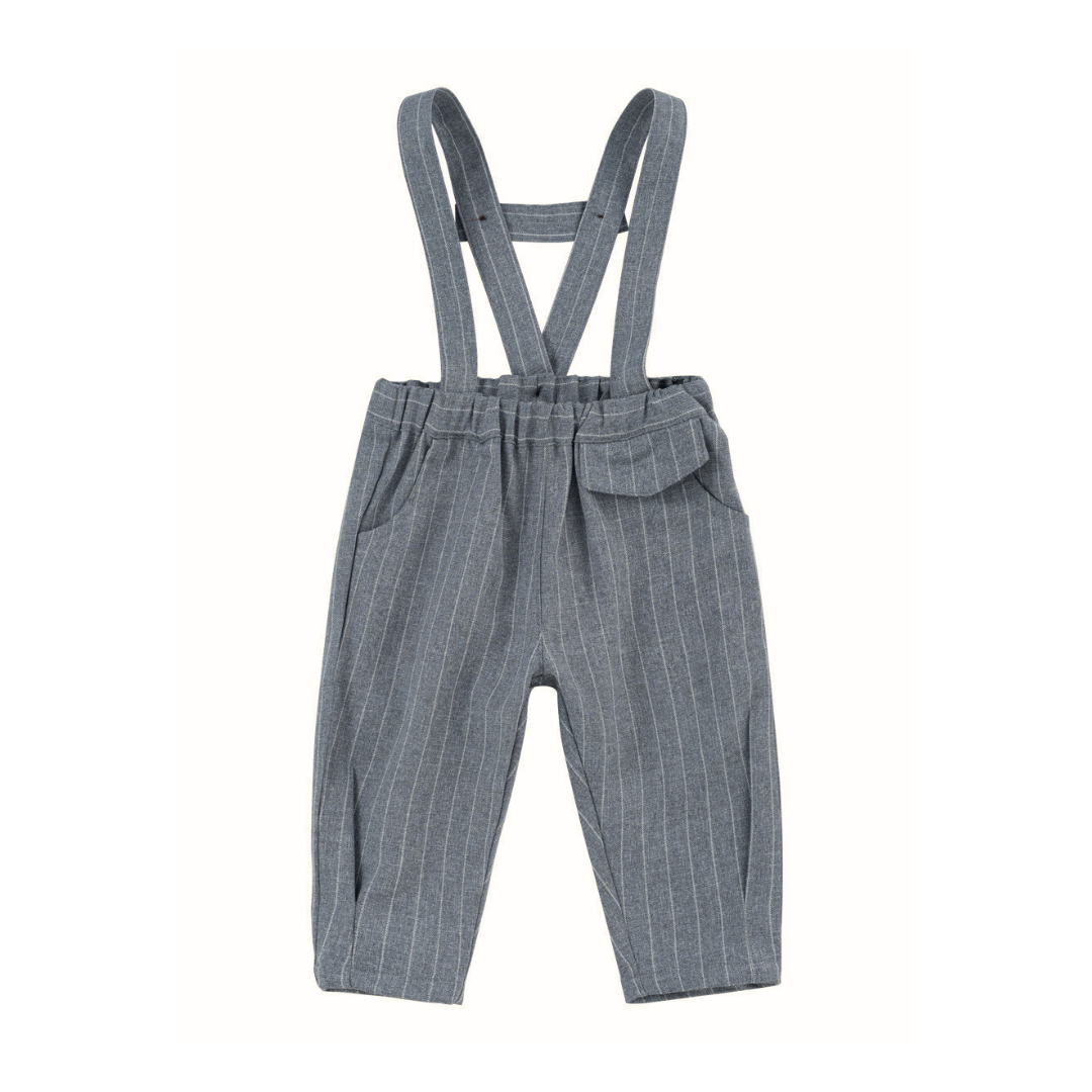 Grey Oscar Pinstripe Harem Pant