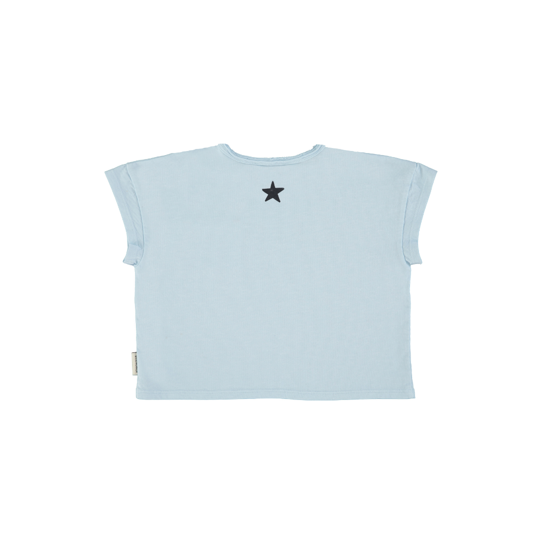 Light Blue Tshirt w/ "Piupiuchick" Print