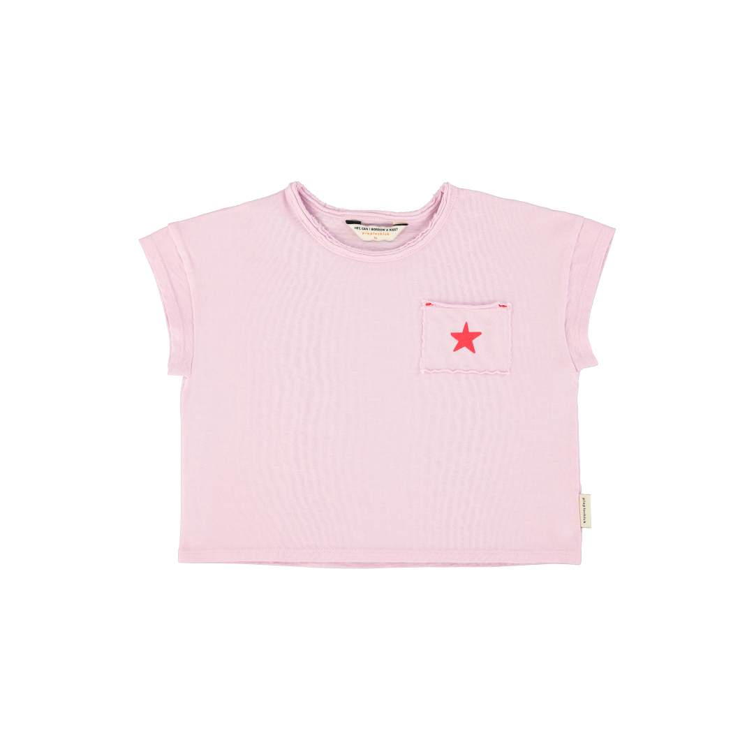 Lilac Tshirt w/ "A" Print