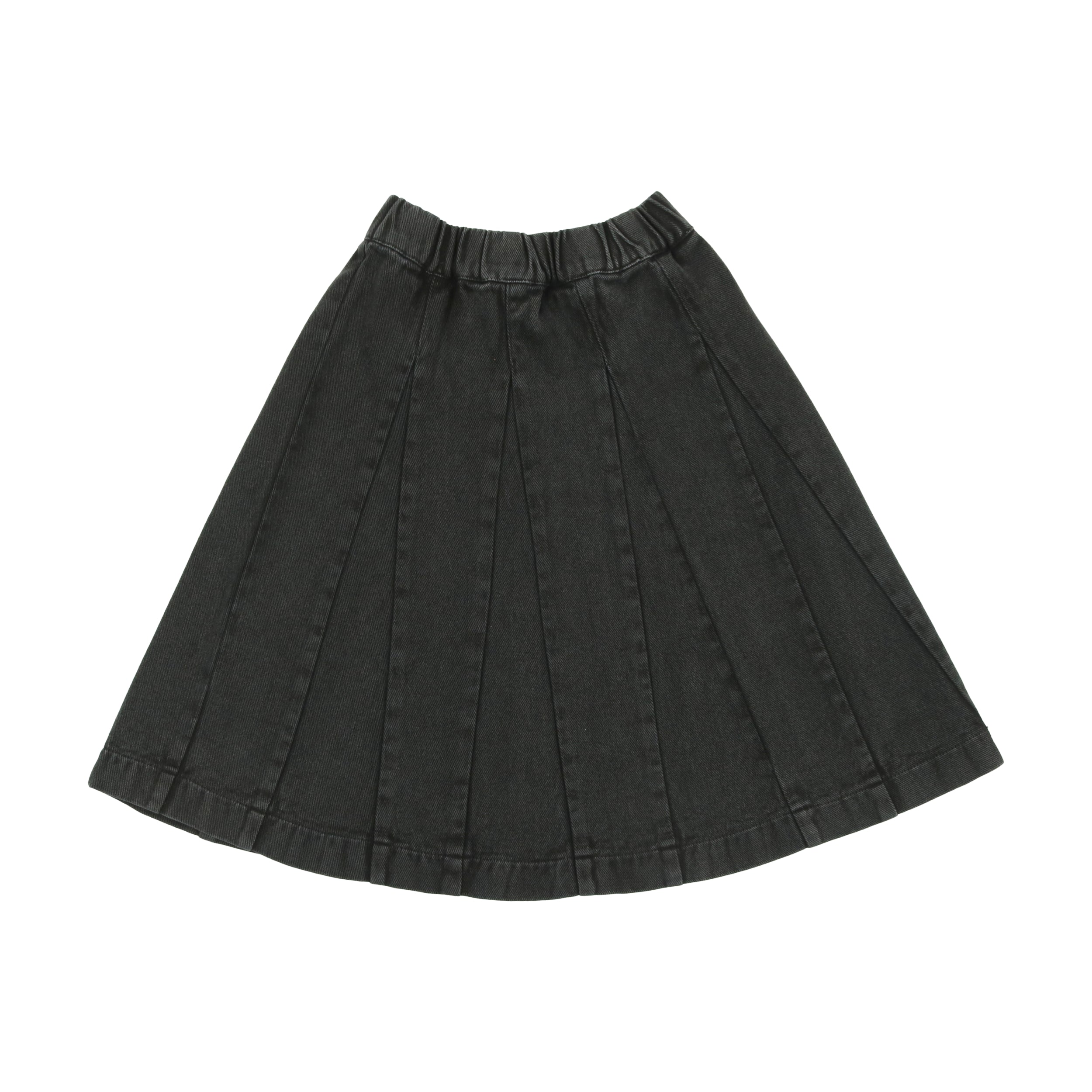 Black Denim Skirt