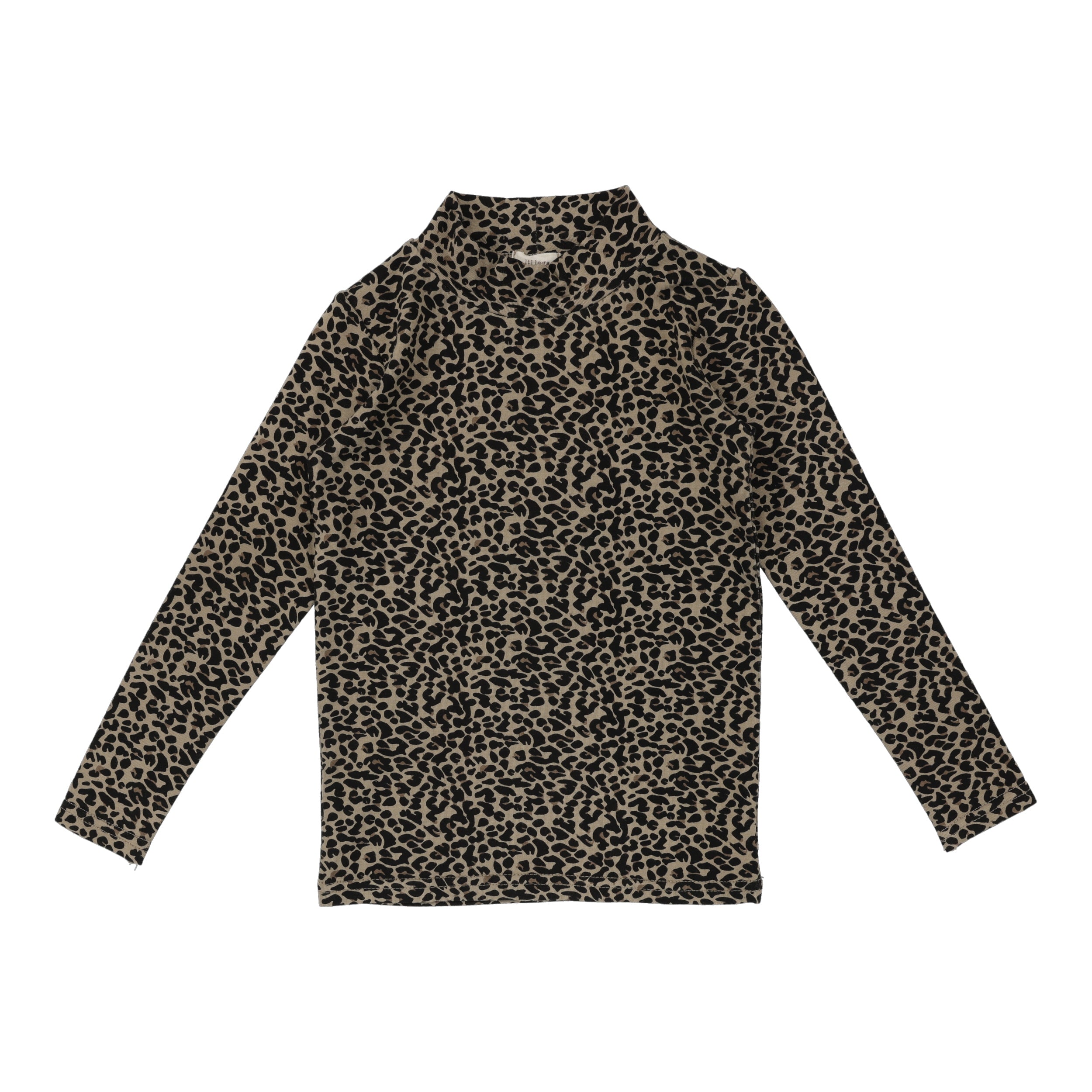 Leopard Printed Mockneck