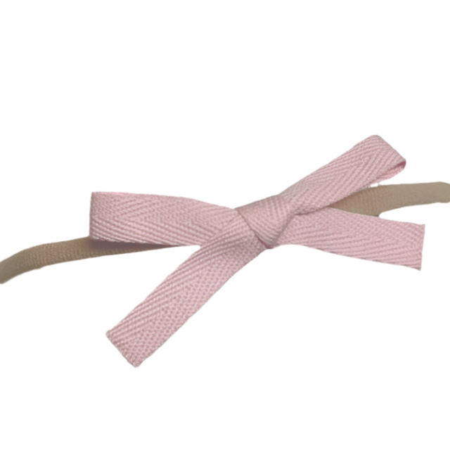 Light Pink Mini Ella Bow Baby Band