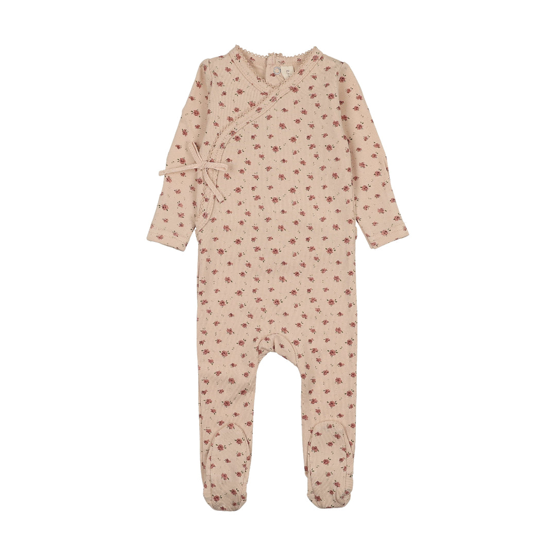 Lilette Petal Printed Wrap Footie