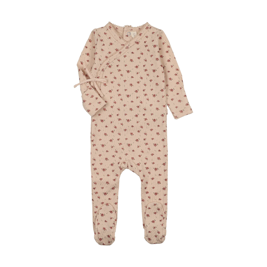 Lilette Petal Printed Wrap Footie