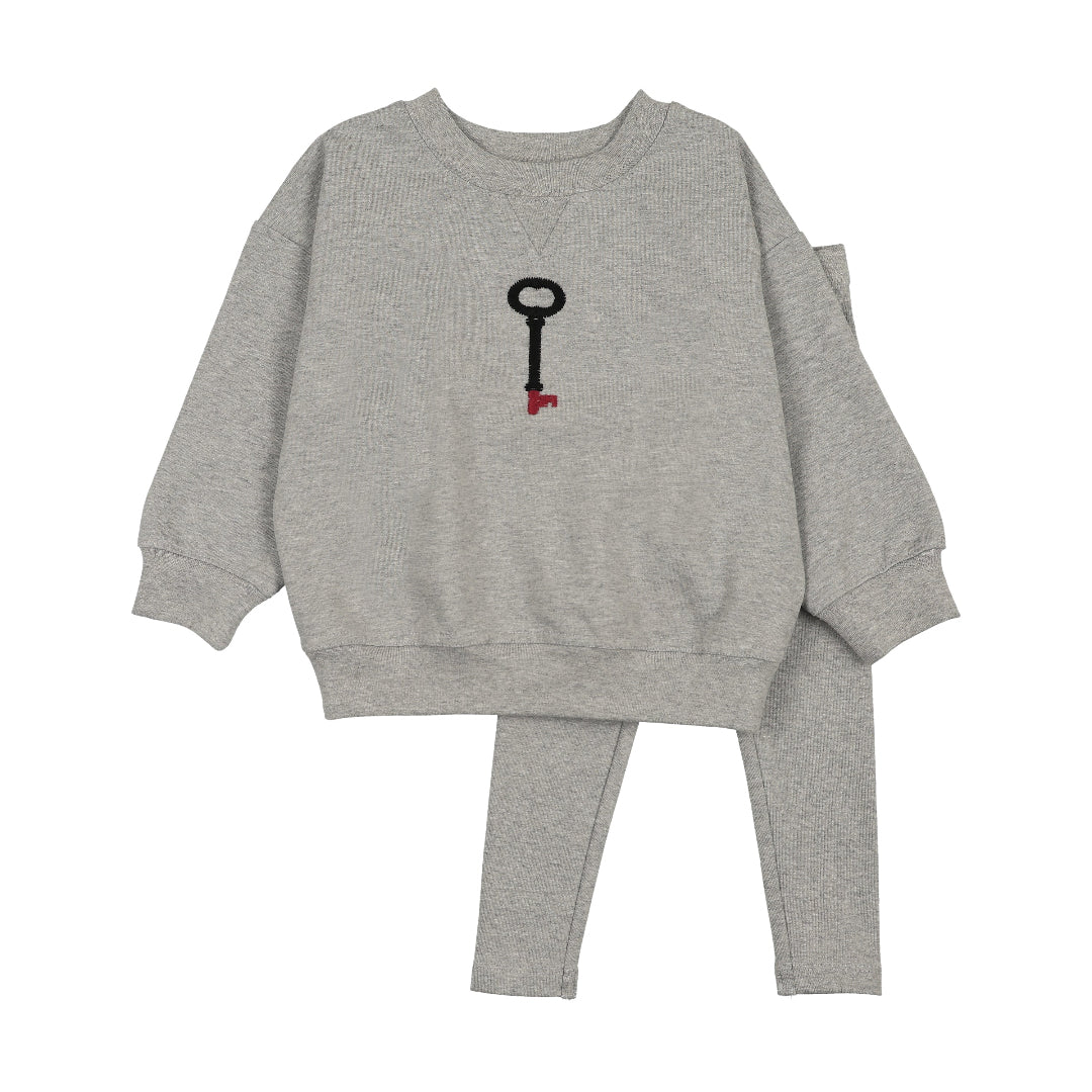 Light Gray Heather Limited Capsule Sweatshirt Set