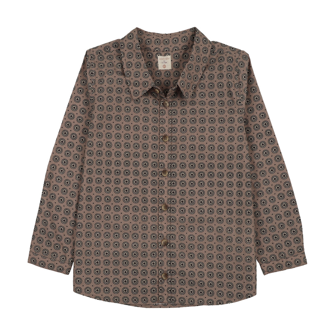 Oat Print Home Garden Boys Shirt