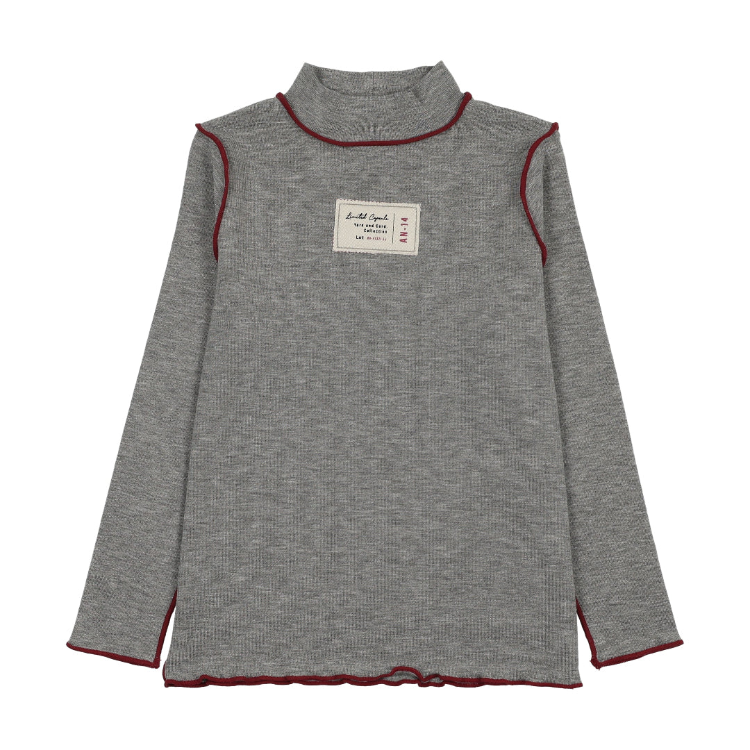 Light Gray Heather Limited Capsule Mock Neck