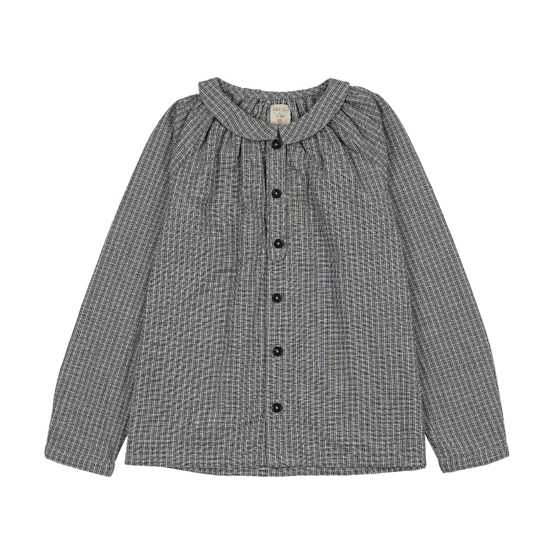 Dried Blue Plaid Edition Toddler Boys Shirt