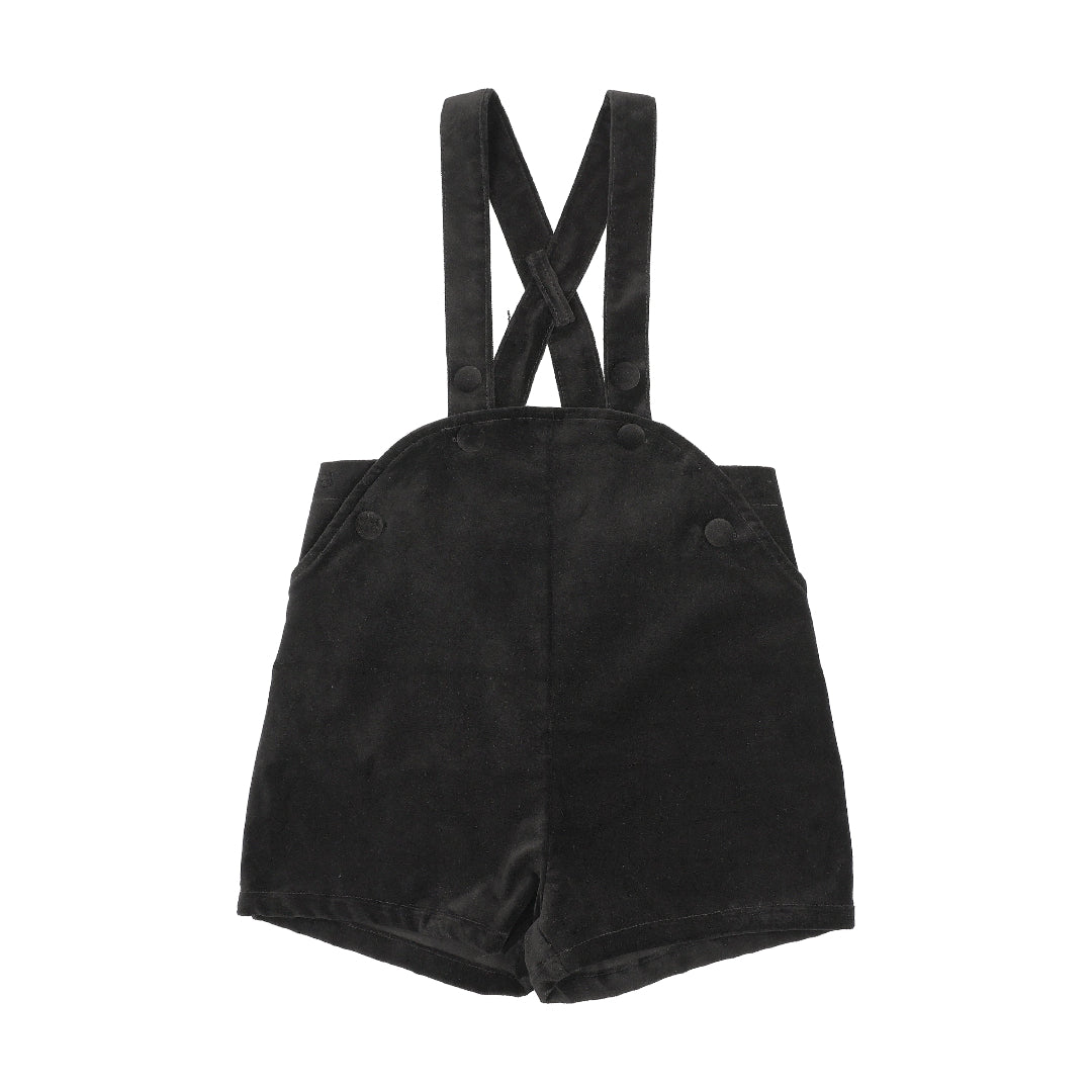 Black Velvet Overalls