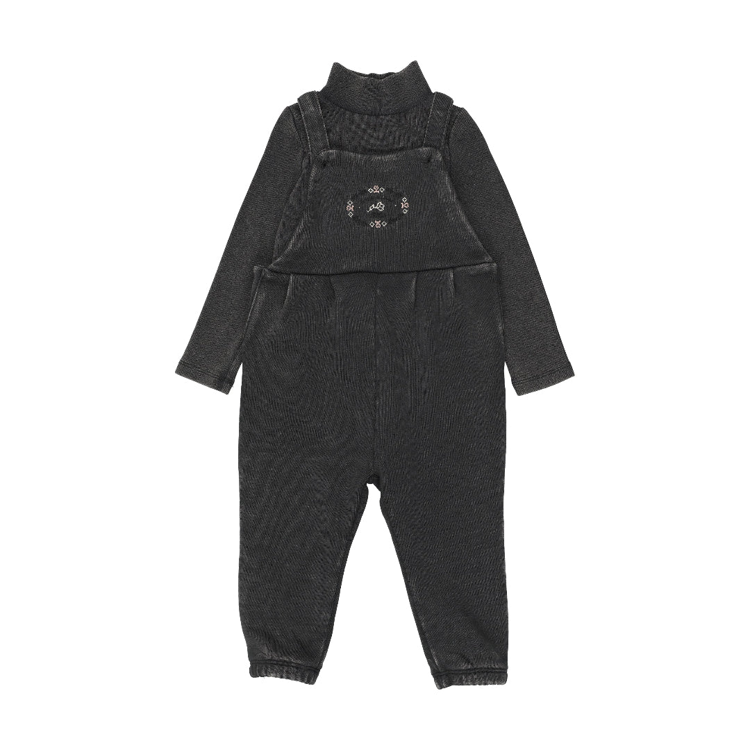 Off Black Stitch Studio Girls Toddler Set