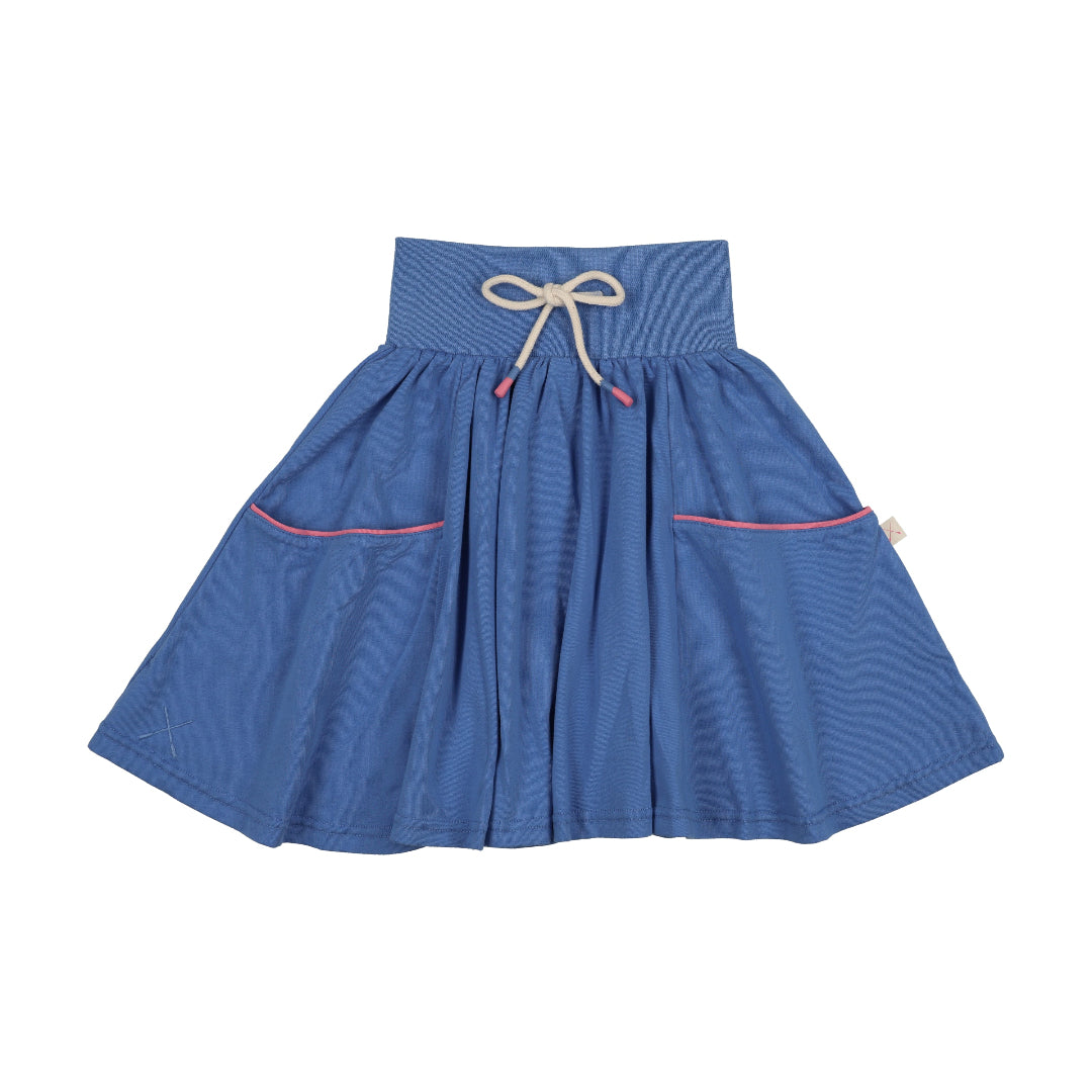 Fresh Blue Boating Crew Pocket Skirt