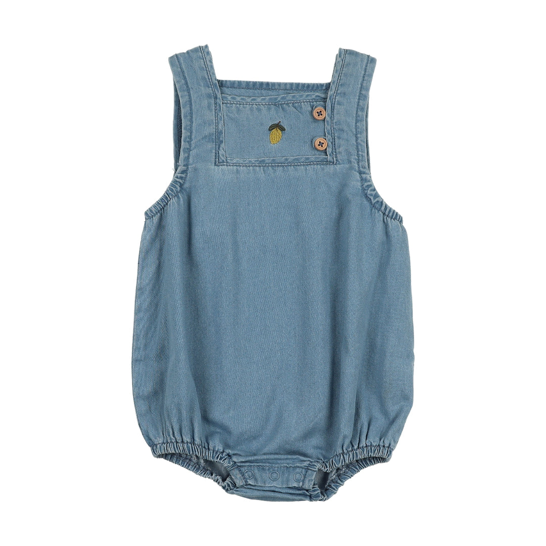 Blue Tencel Denim Capsule Boys Romper