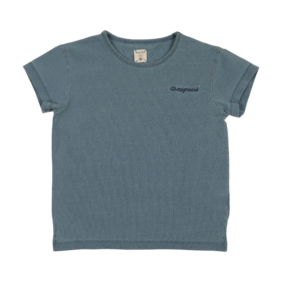 Blue Dainty Denim SS Tee