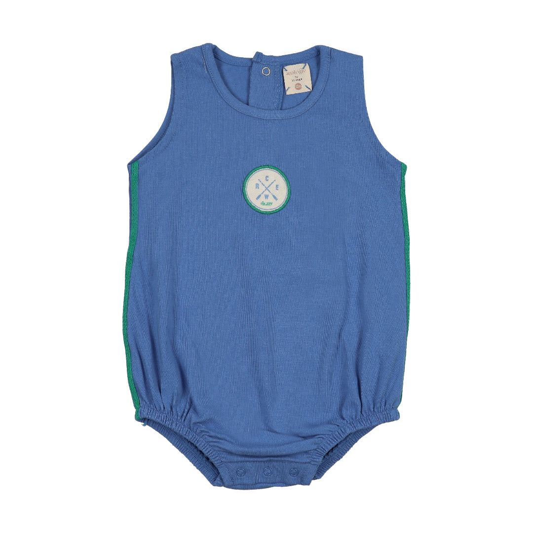 Fresh Blue Boating Crew Bubble Romper