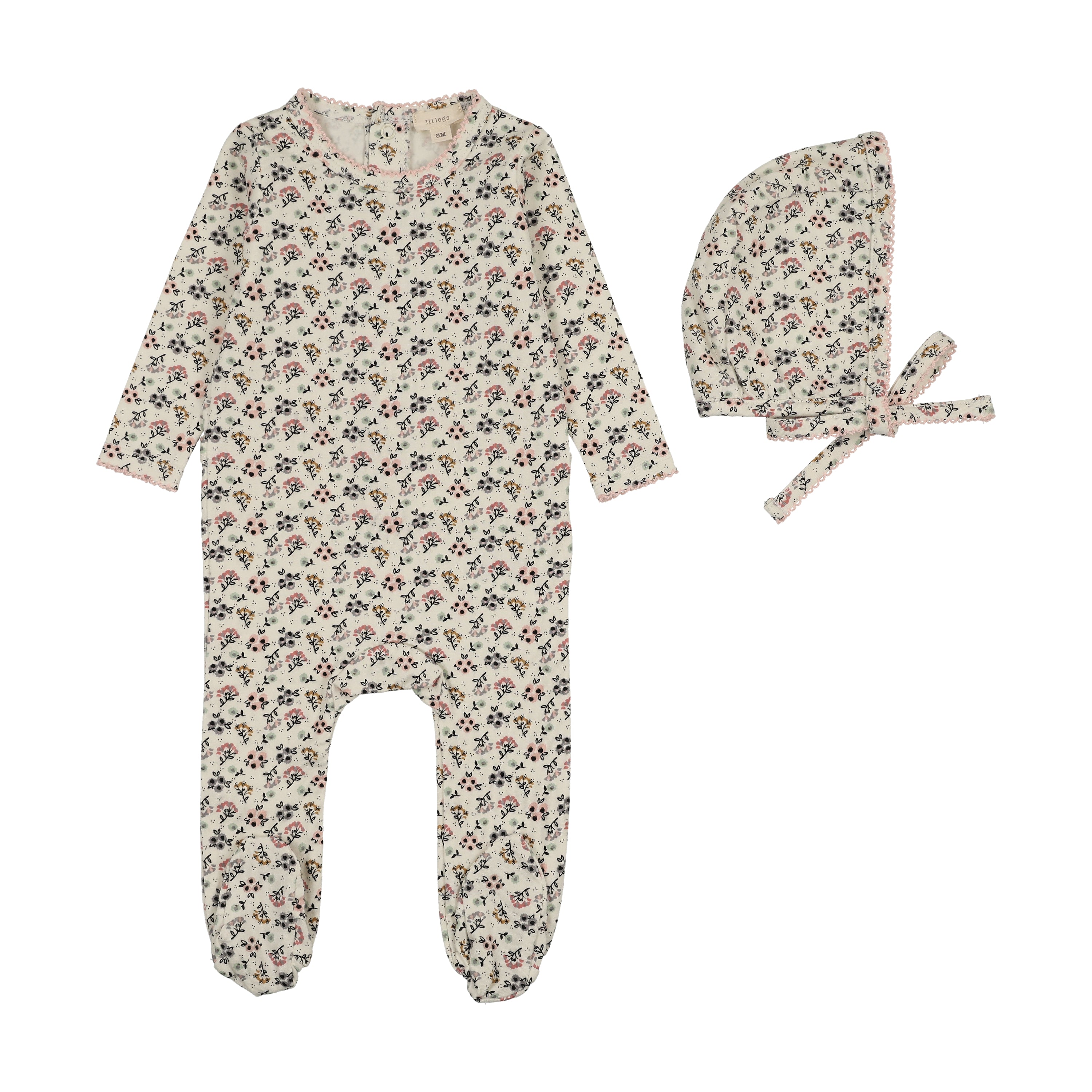 Multi Botanical Footie Set