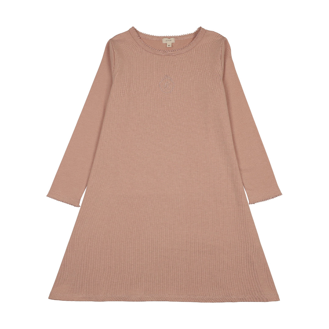 Pink Crest Night Gown