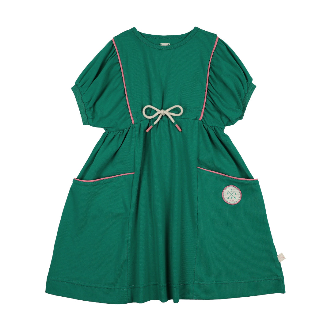 Electric Green Boating Crew Dress SS