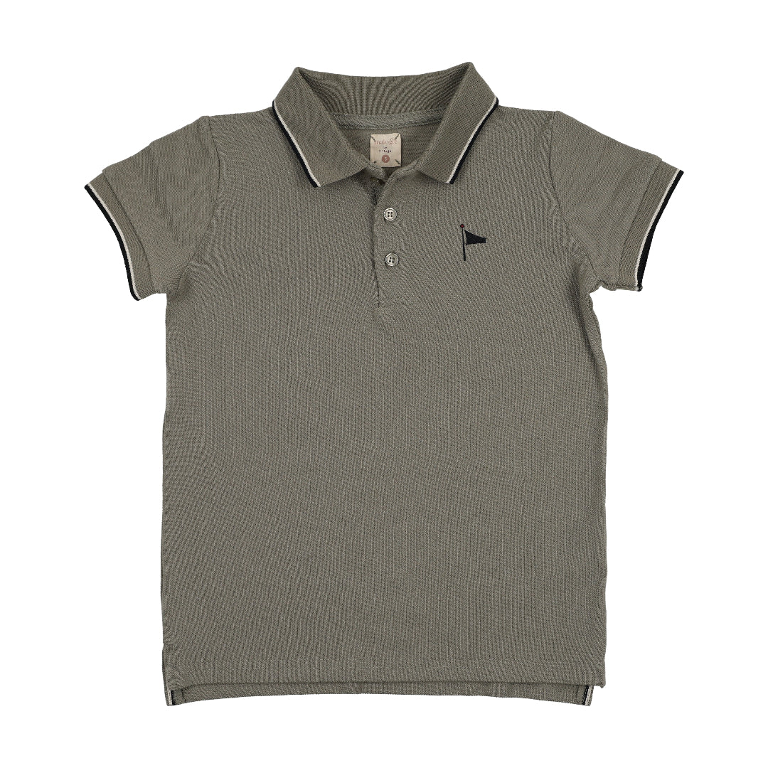 Green Outerfield Boys SS Polo