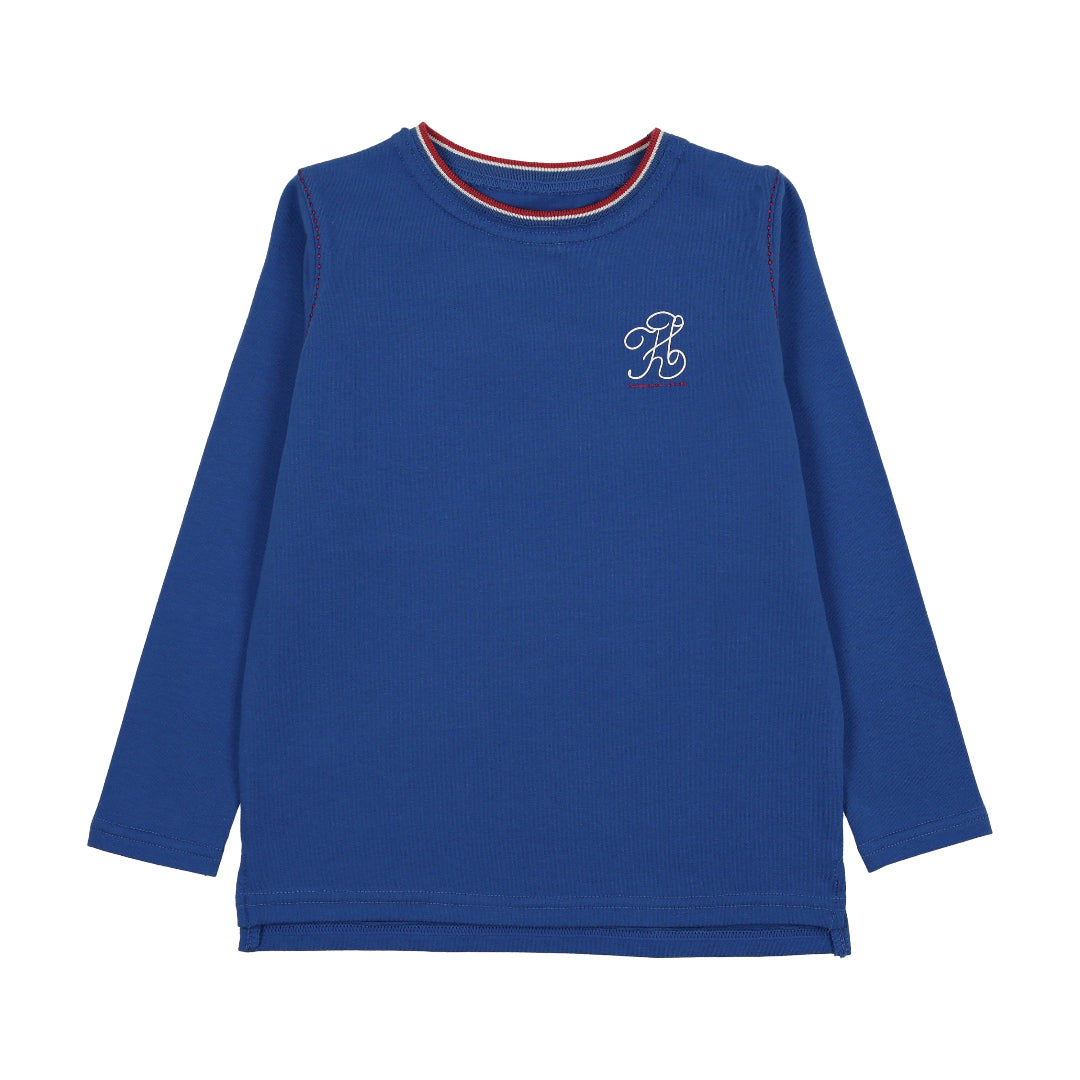 Electric Blue Outerfield LS Tee