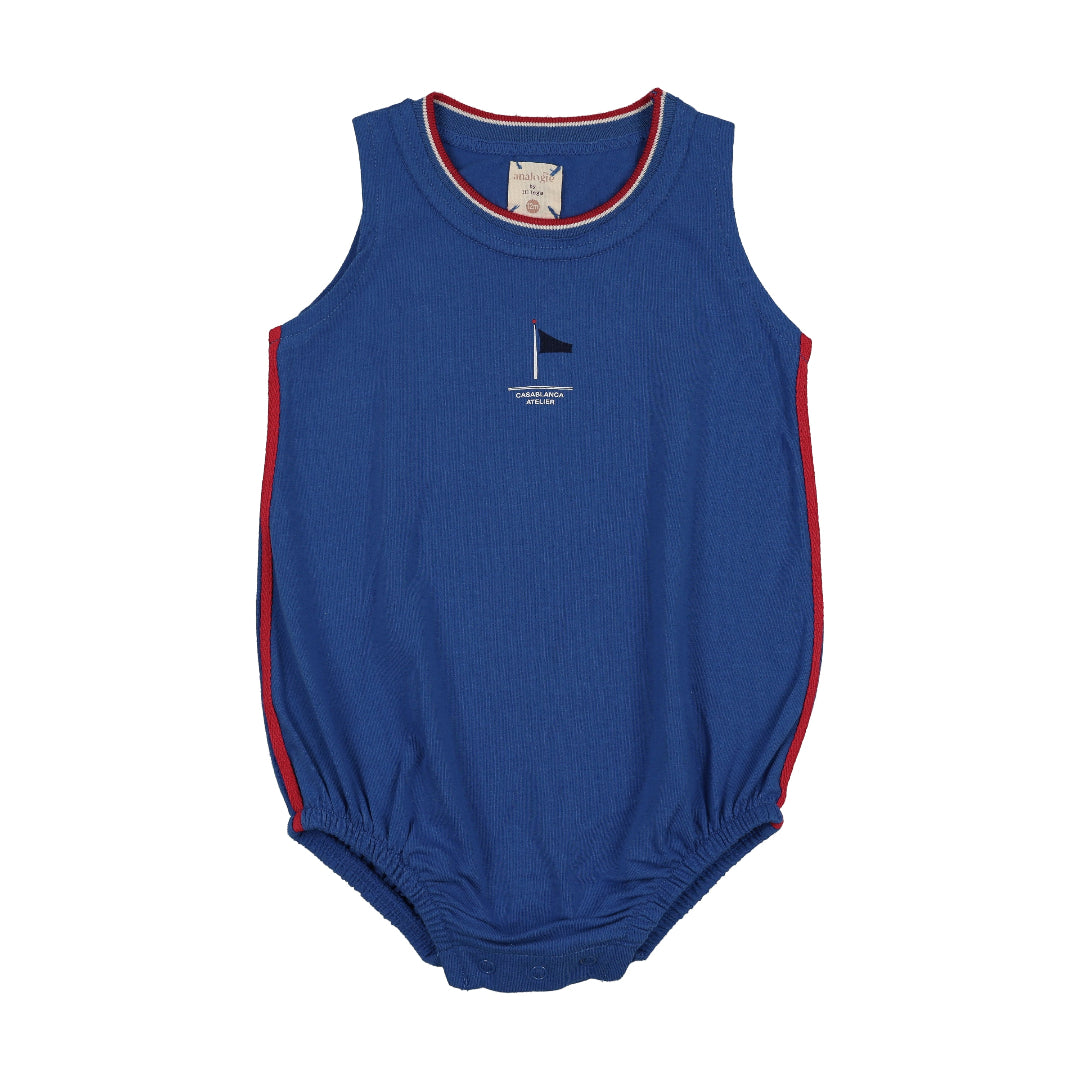 Electric Blue Outerfield Boys Romper