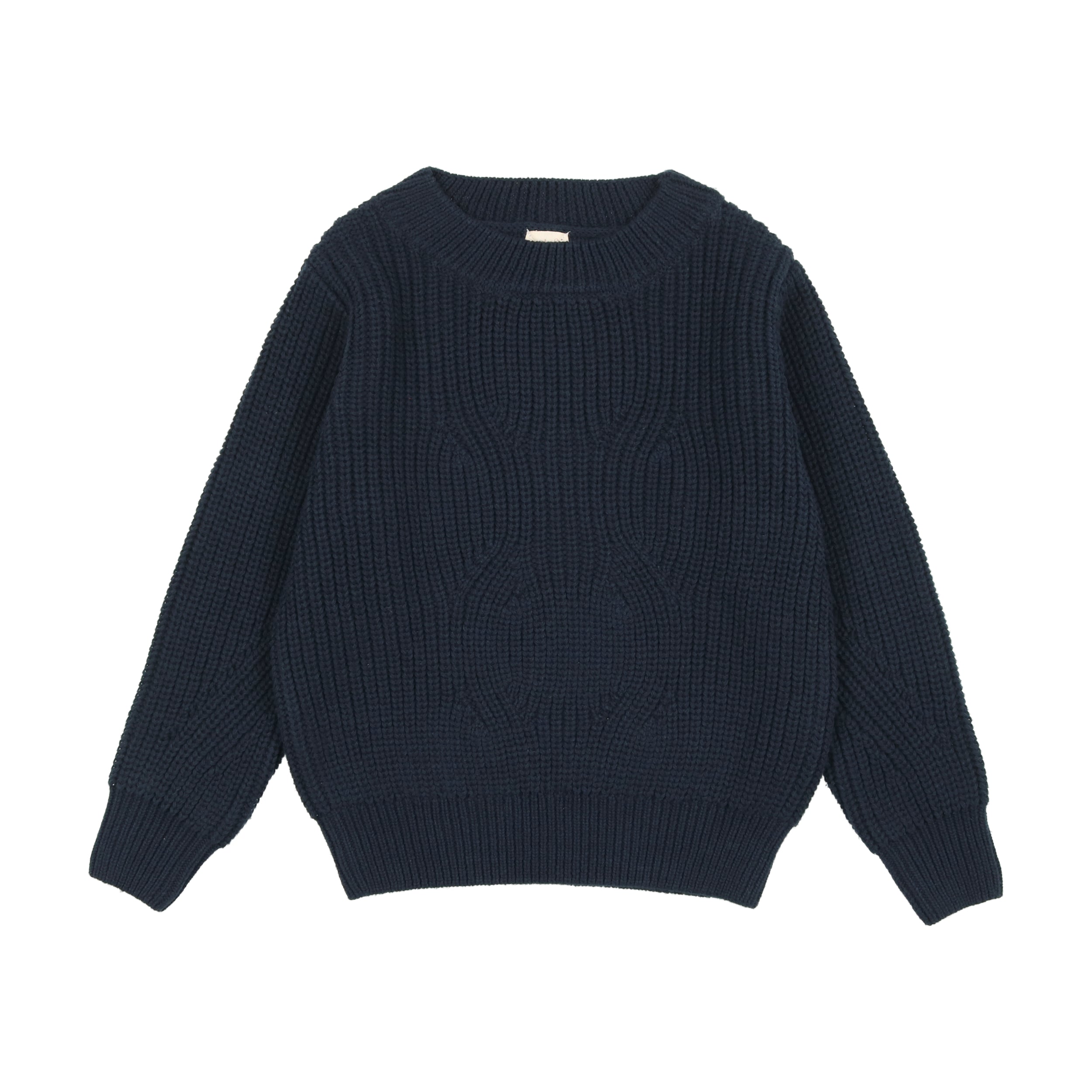Navy Chunky Knit Sweater