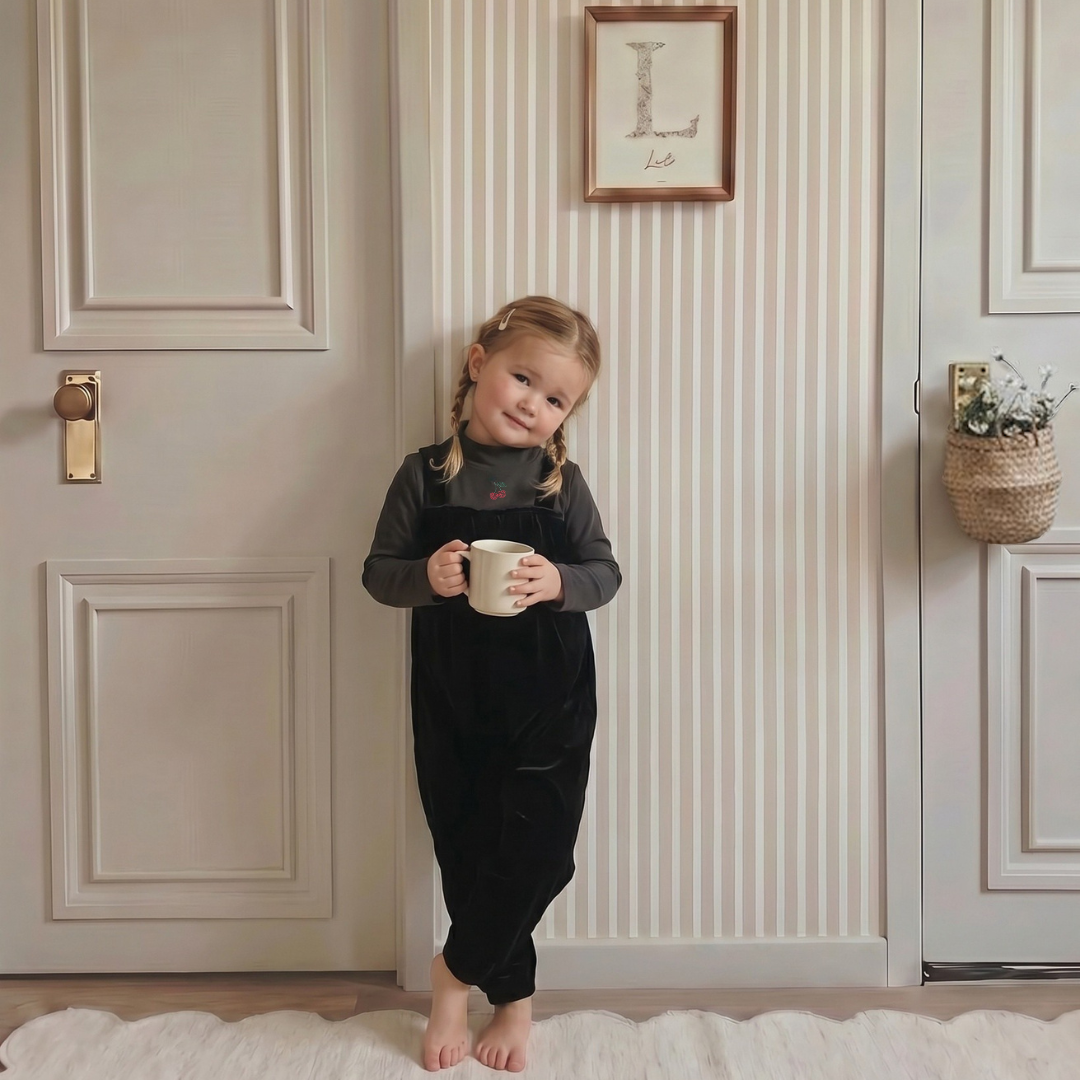 Black Cherry Mock Neck Romper