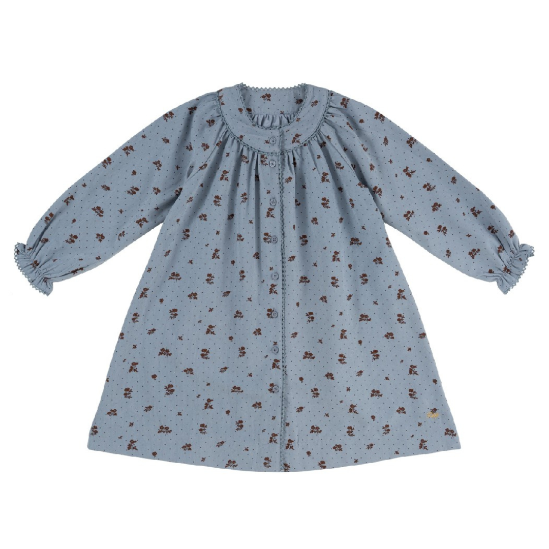 Blue Lyla Floral Dress