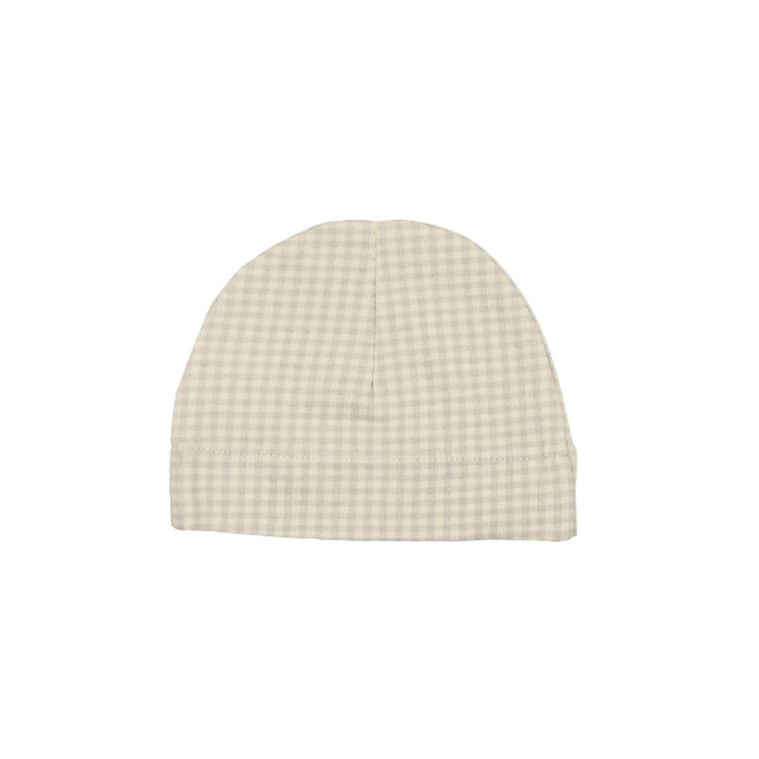 Mist Check Printed Beanie