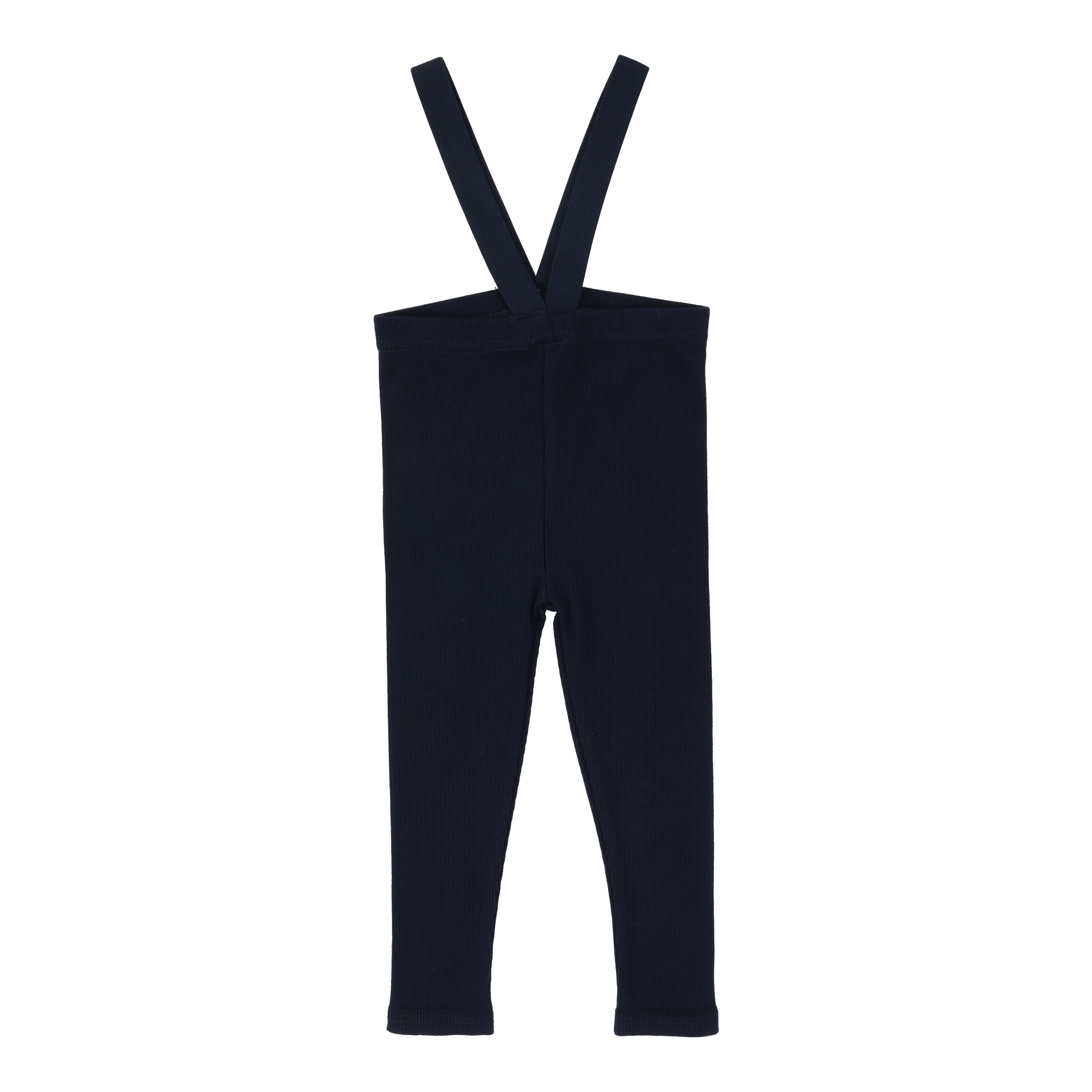 Navy Suspender Leggings