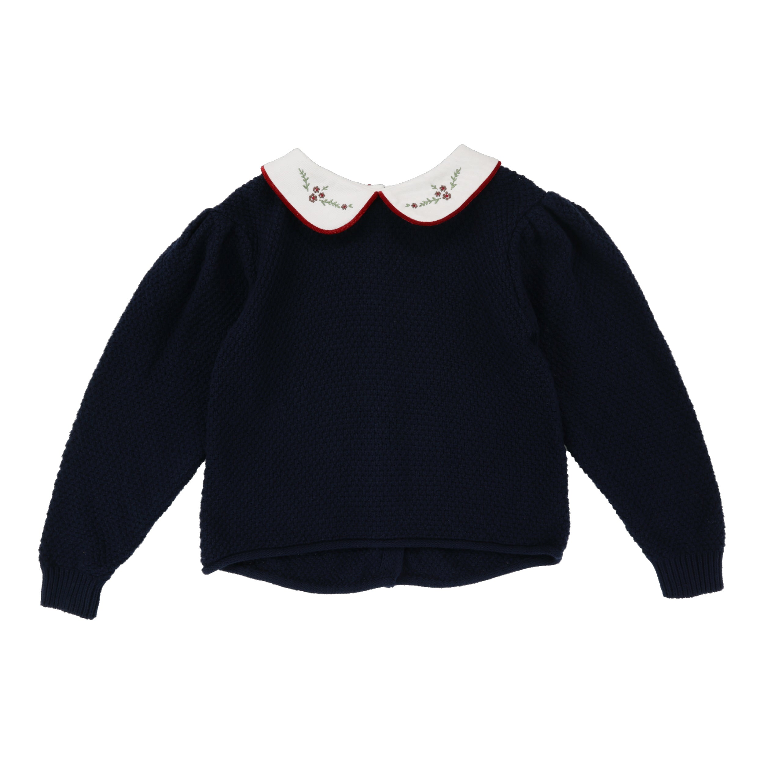 Navy Peter Pan Knit Sweater