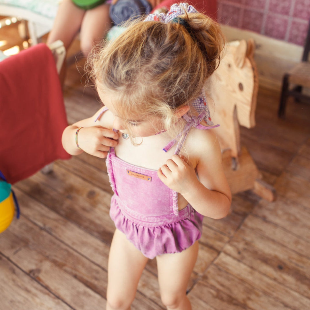 Washed Lavender Playsuit