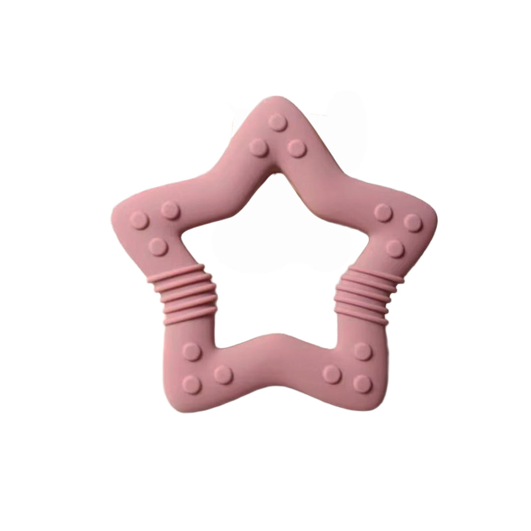 Deep Pink Star Teether