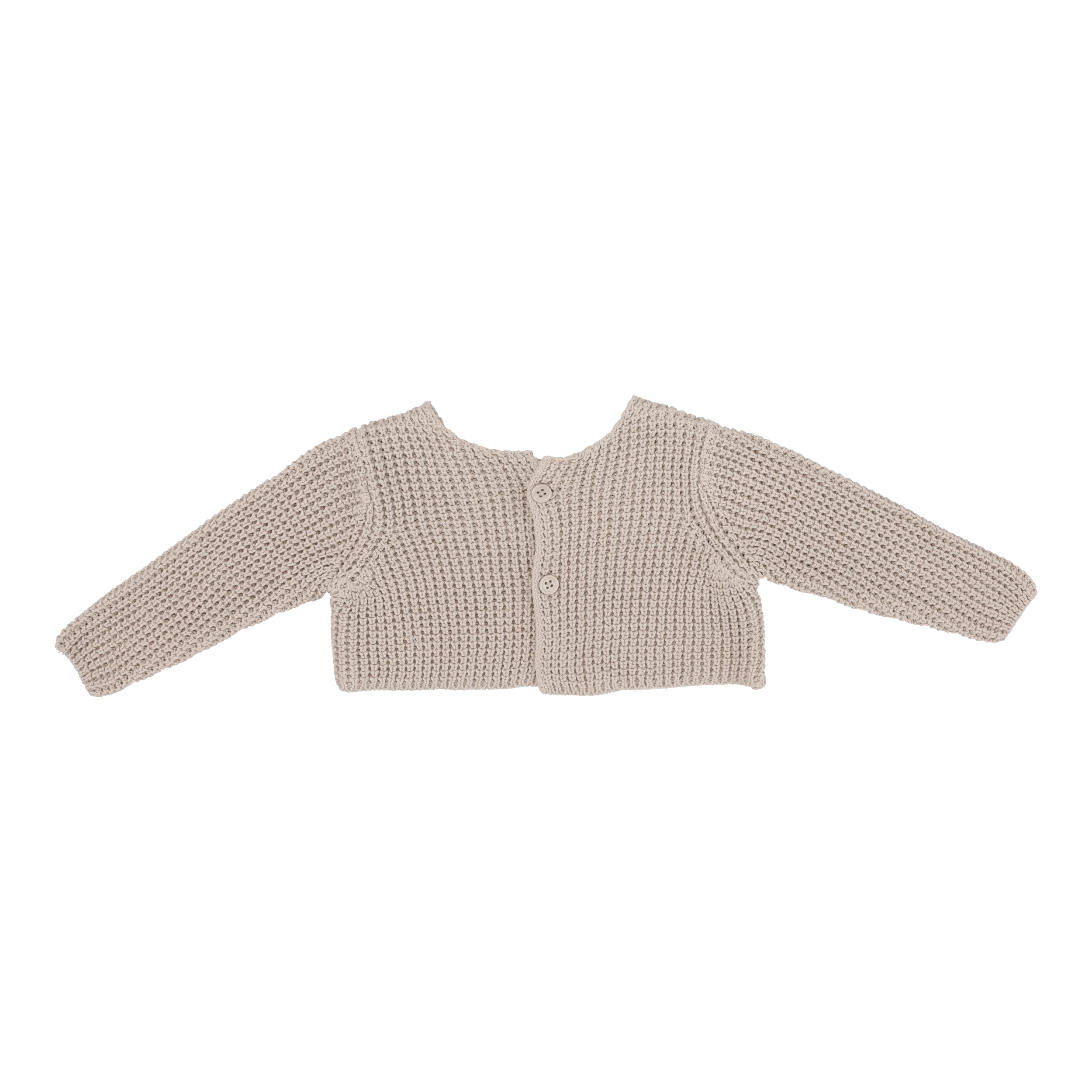 Oat Chunky Knit Shrug