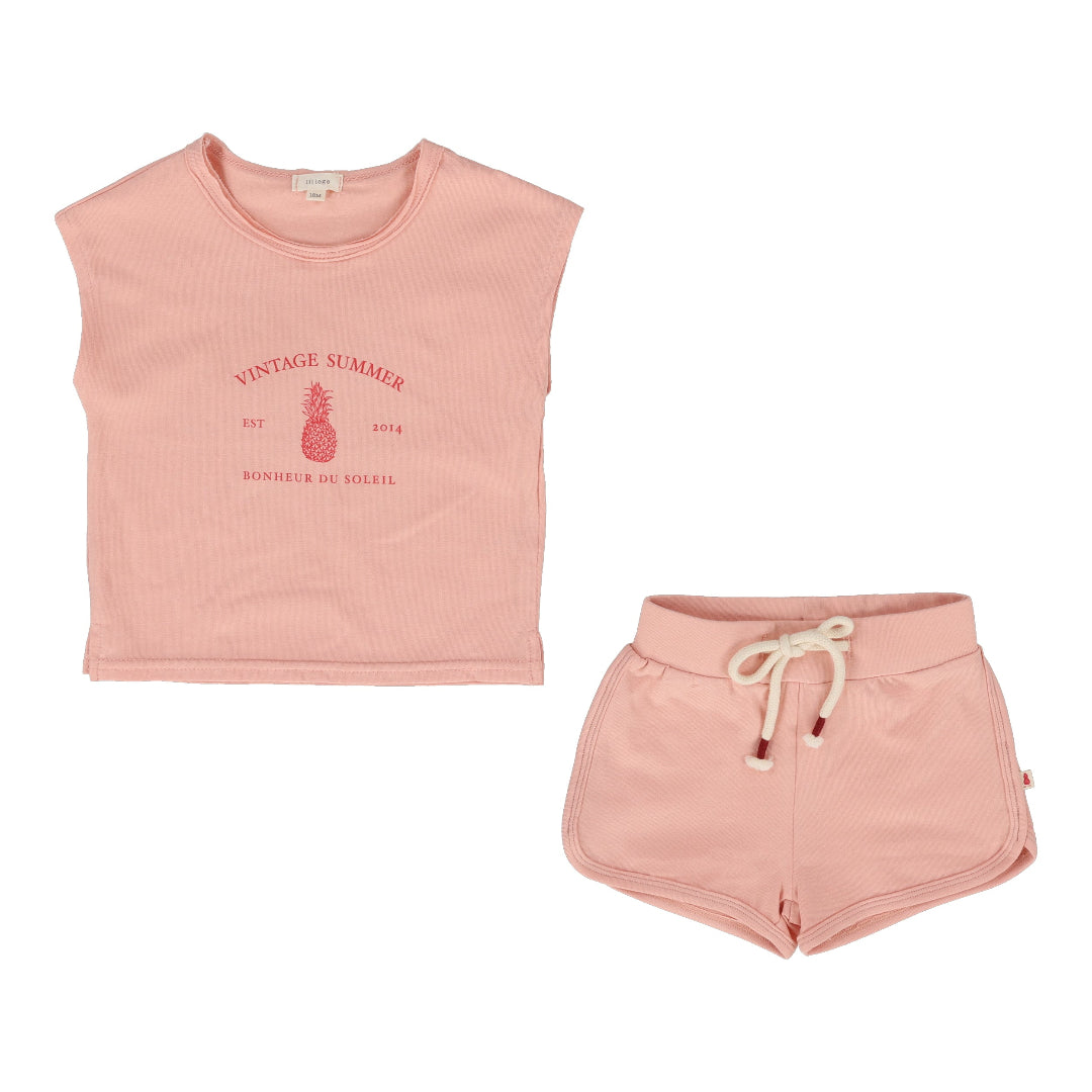 Coral Toddler Set