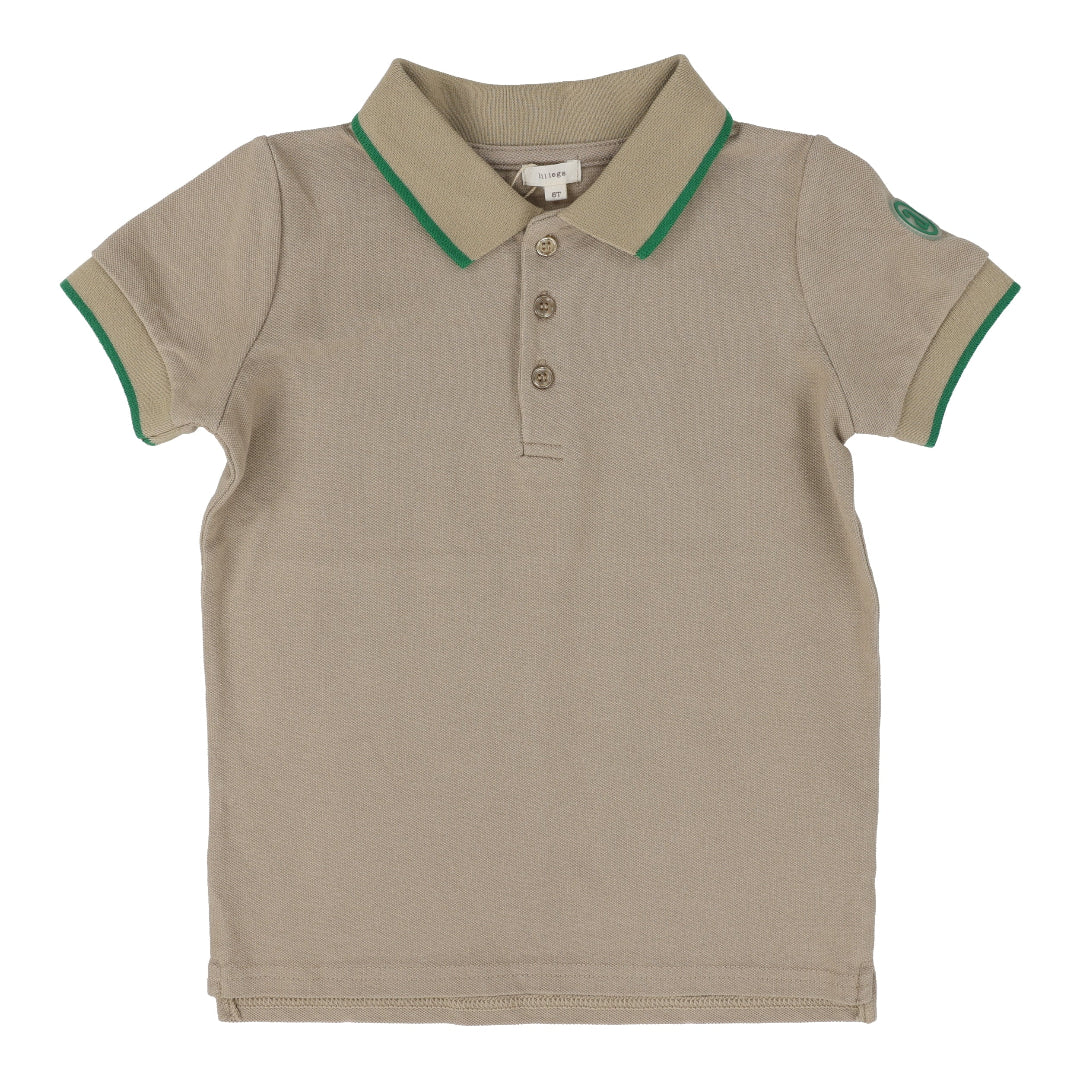 Taupe Short Sleeve Polo