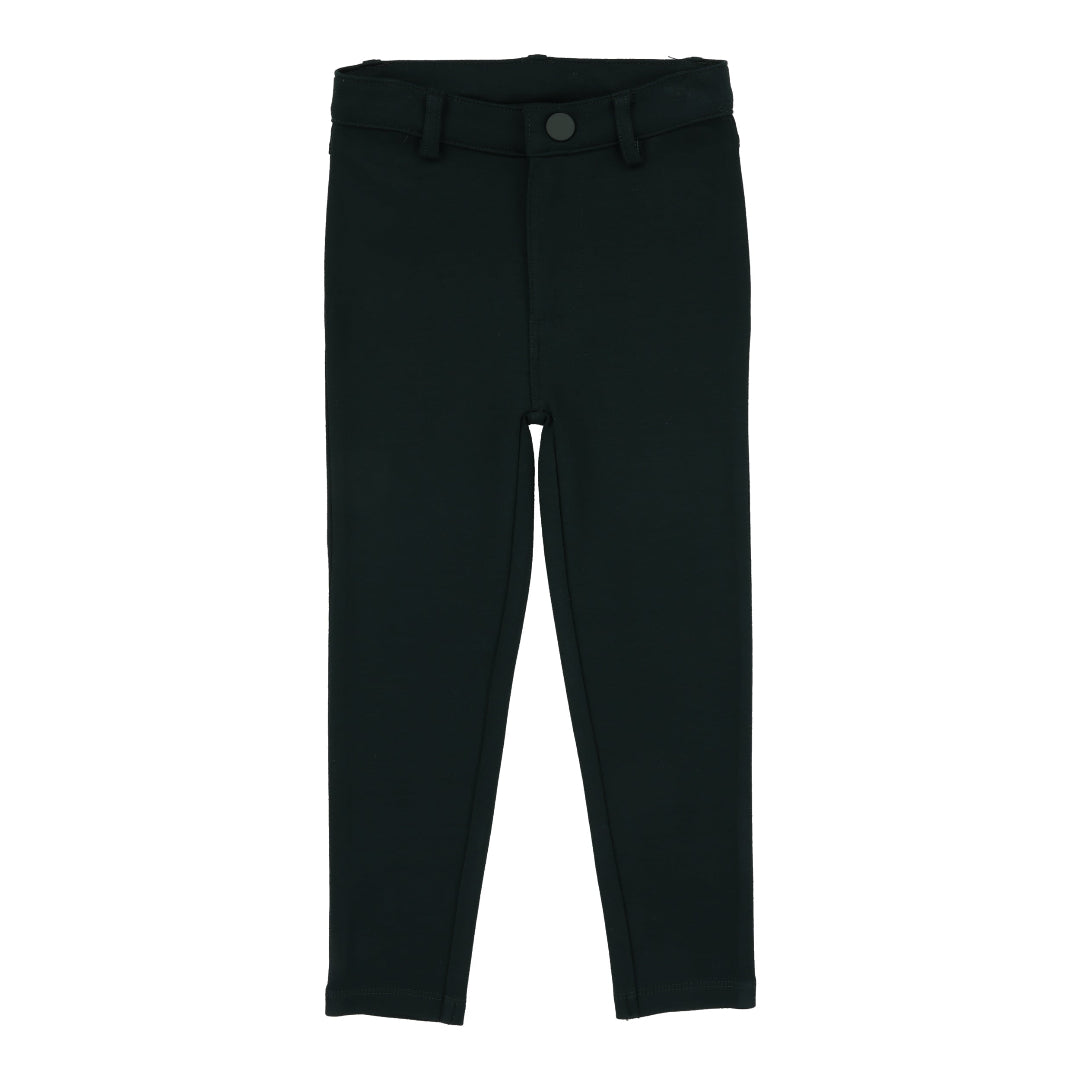Black Knit Pants Without Seam