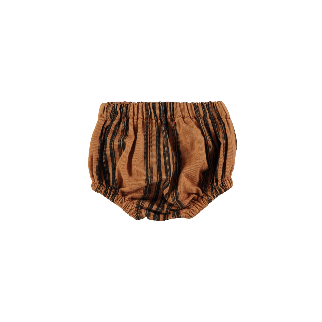 Brown Baby Shorties w/ Black Stripes