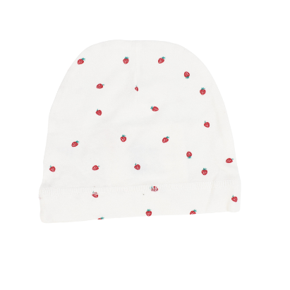 Ely's & Co Wide Rib Cotton - Wide Rib Rosebud Footie And Beanie - Blue Ely's & Co Wide Rib Cotton - Wide Rib Rosebud Footie And Beanie - Blue