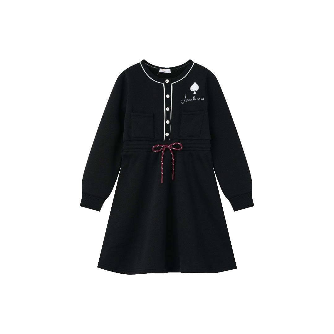 Black Sweatshirt Dress