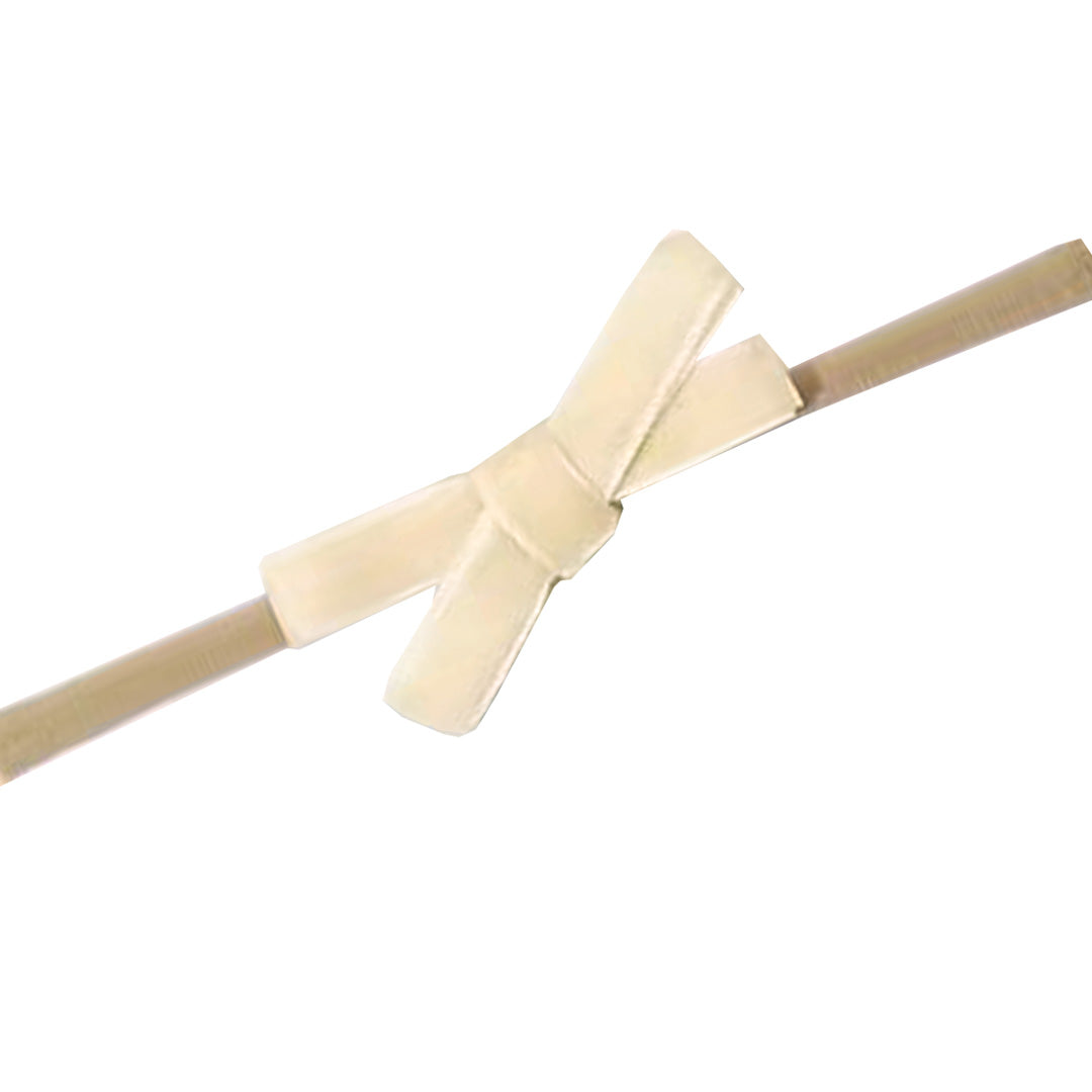 Tan Velvet Bow Baby Band